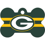 Load image into Gallery viewer, Green Bay Packers NFL Pet ID Tag - Large Bone
