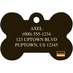 Load image into Gallery viewer, German Flag Pet ID Tag - Large Bone
