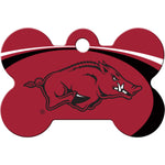 Load image into Gallery viewer, Arkansas Razorbacks NCAA Pet ID Tag - Large Bone
