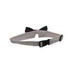Load image into Gallery viewer, Black Satin Dog Bow Tie
