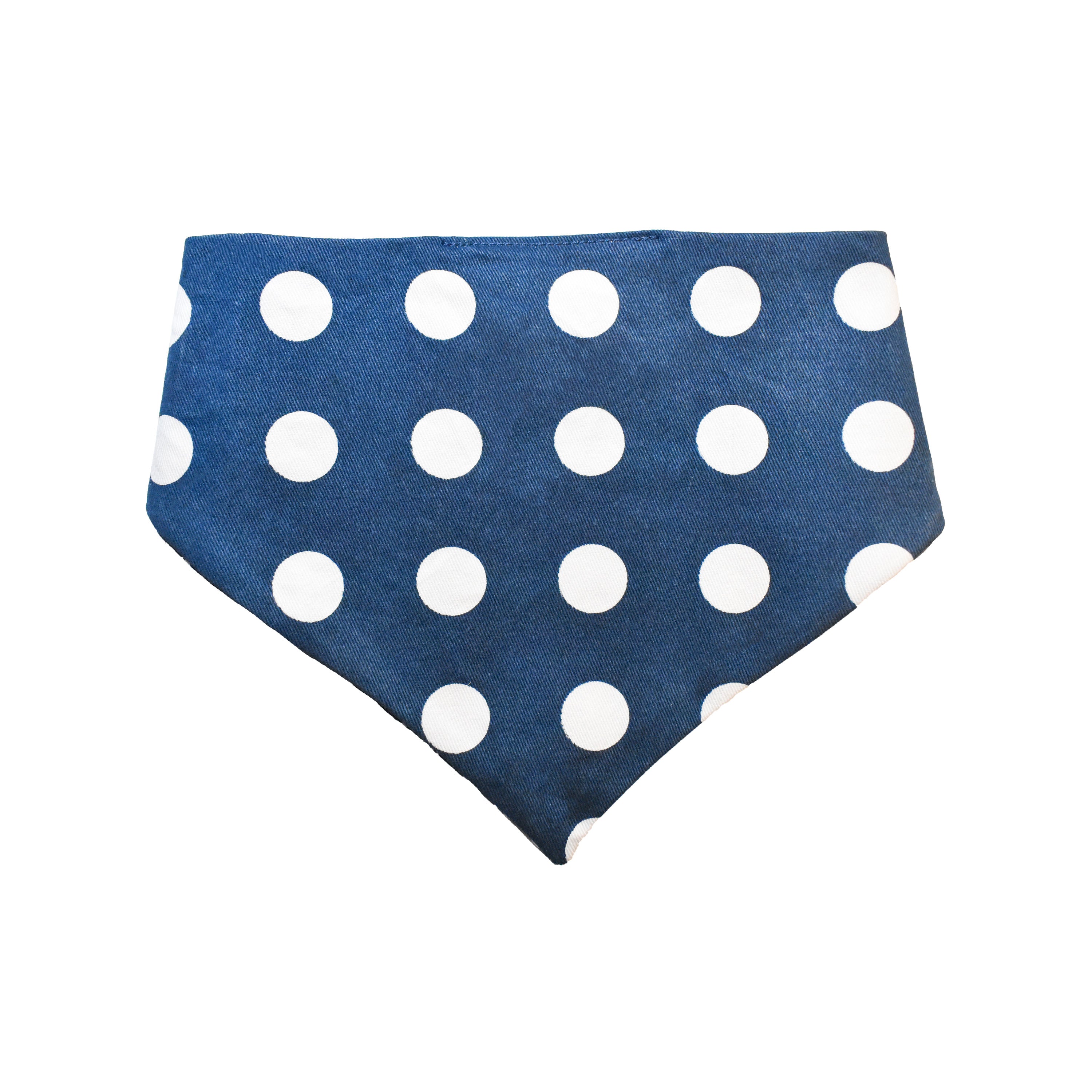 Navy Anchors Reversible Dog Bandana