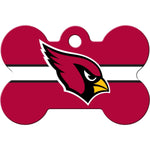 Load image into Gallery viewer, Arizona Cardinals NFL Pet ID Tag - Large Bone
