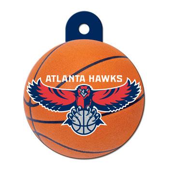 Atlanta Hawks NBA Pet ID Tag - Large Circle - Uptown Pups