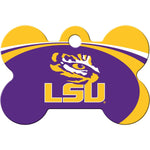 Load image into Gallery viewer, Louisiana State University Tigers NCAA Pet ID Tag - Large Bone
