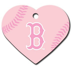Boston Red Sox MLB Pet ID Tag - Large Heart