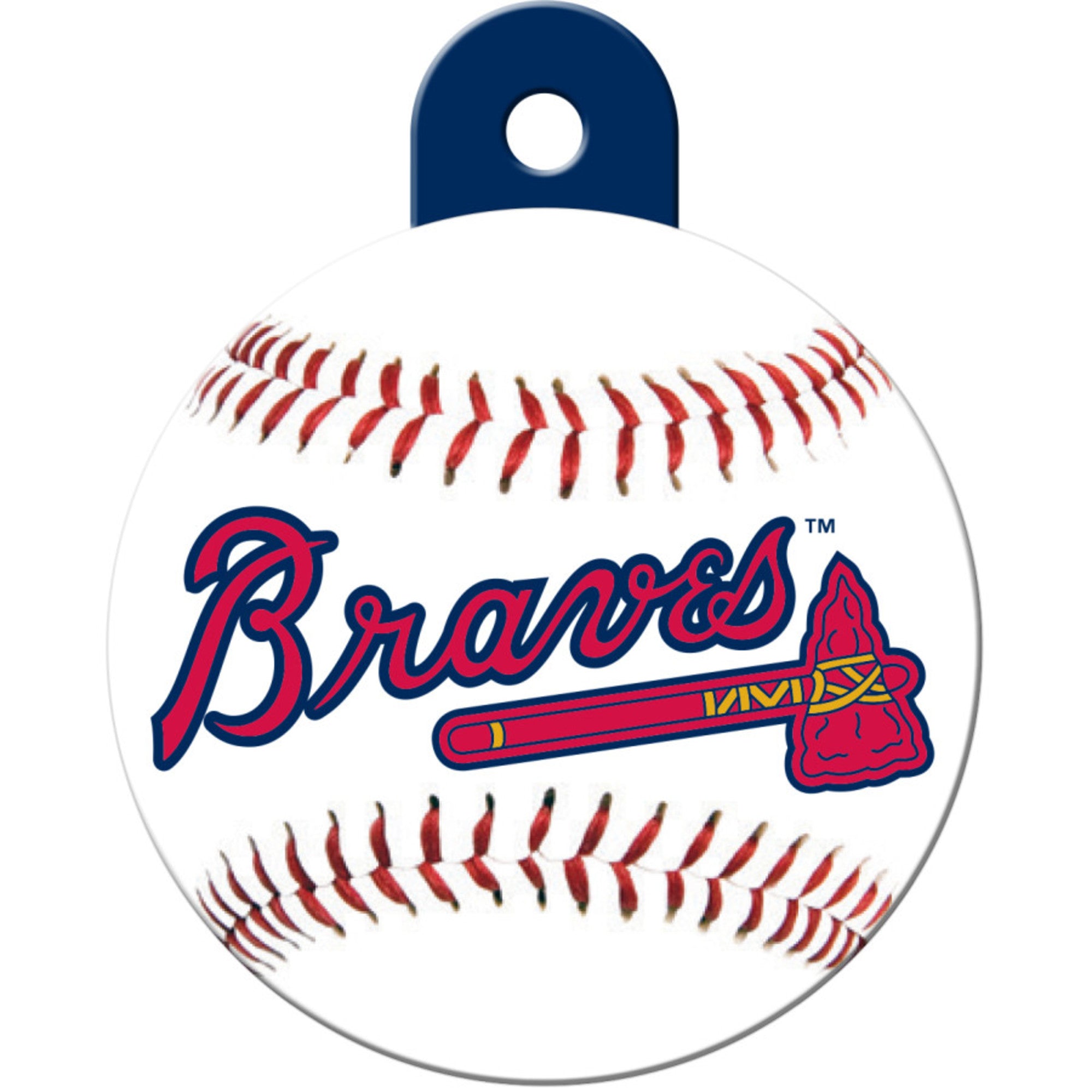 Atlanta Braves MLB Pet ID Tag - Large Circle