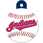 Load image into Gallery viewer, Cleveland Indians MLB Pet ID Tag - Large Circle

