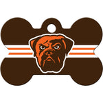 Load image into Gallery viewer, Cleveland Browns NFL Pet ID Tag - Large Bone
