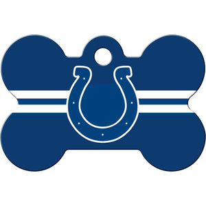 Indianapolis Colts NFL Pet ID Tag - Large Bone