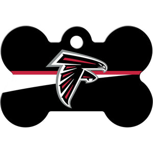 Atlanta Falcons NFL Pet ID Tag - Large Bone