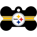Load image into Gallery viewer, Pittsburgh Steelers NFL Pet ID Tag - Large Bone
