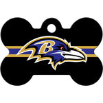 Load image into Gallery viewer, Baltimore Ravens NFL Pet ID Tag - Large Bone
