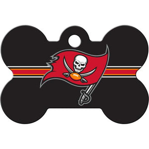 Tampa Bay Buccaneers NFL Pet ID Tag - Large Bone