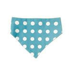 Load image into Gallery viewer, Uptown Pups Reversible Bandana – Baby Blue Houndstooth - Uptown Pups
