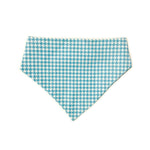 Load image into Gallery viewer, Uptown Pups Reversible Bandana – Baby Blue Houndstooth - Uptown Pups
