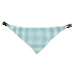 Load image into Gallery viewer, Uptown Pups Reversible Bandana – Baby Blue Houndstooth - Uptown Pups
