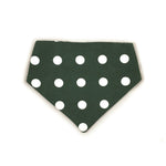 Load image into Gallery viewer, Uptown Pups Reversible Bandana - Dark Green - Uptown Pups
