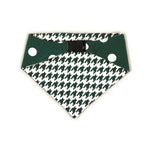 Load image into Gallery viewer, Uptown Pups Reversible Bandana - Dark Green - Uptown Pups
