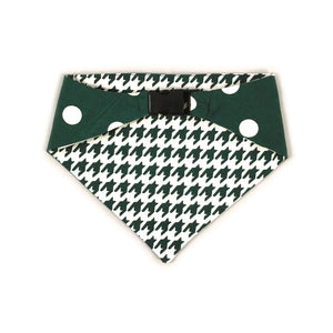 Uptown Pups Reversible Bandana - Dark Green - Uptown Pups