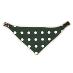 Load image into Gallery viewer, Uptown Pups Reversible Bandana - Dark Green - Uptown Pups
