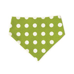 Load image into Gallery viewer, Uptown Pups Reversible Bandana - Lime Green Chevron - Uptown Pups
