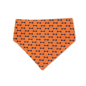 Uptown Pups Reversible Bandana - Blue & Orange - Uptown Pups