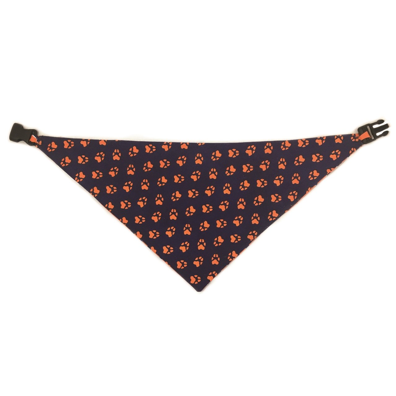 Uptown Pups Reversible Bandana - Blue & Orange - Uptown Pups