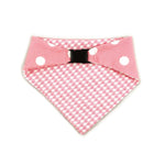 Load image into Gallery viewer, Uptown Pups Reversible Bandana - Baby Pink - Uptown Pups

