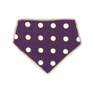 Uptown Pups Reversible Bandana - Purple - Uptown Pups