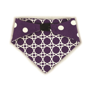 Uptown Pups Reversible Bandana - Purple - Uptown Pups