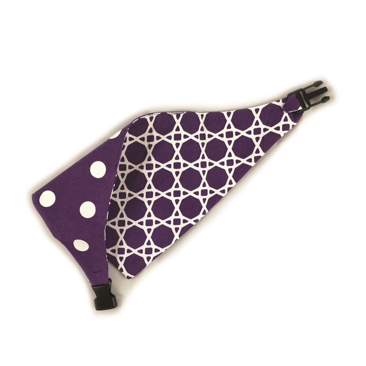 Uptown Pups Reversible Bandana - Purple - Uptown Pups