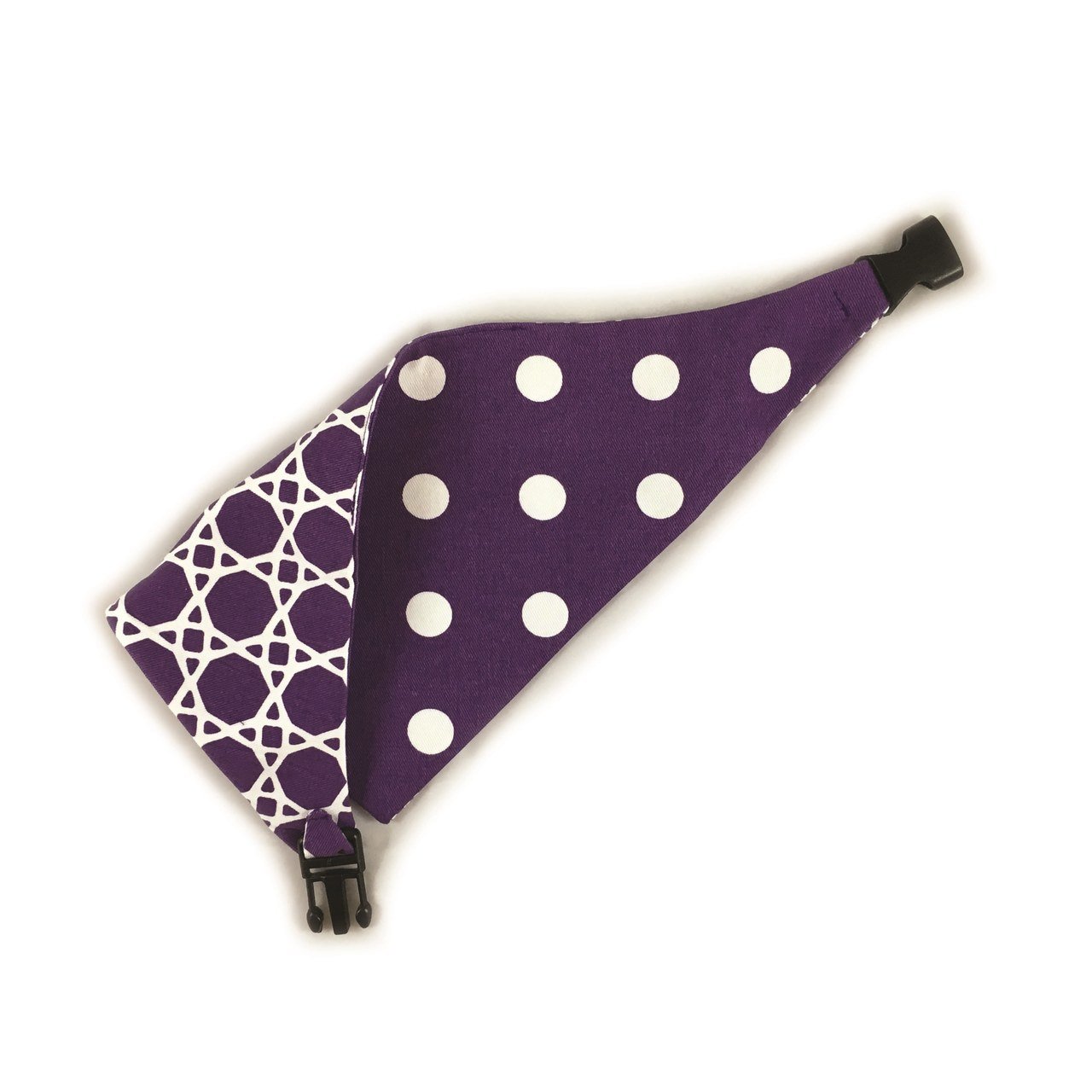 Uptown Pups Reversible Bandana - Purple - Uptown Pups