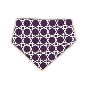 Uptown Pups Reversible Bandana - Purple - Uptown Pups