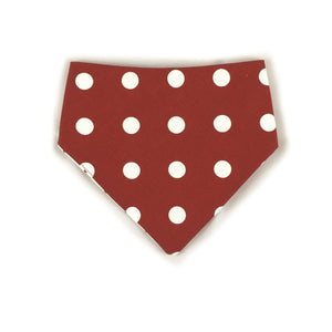 Uptown Pups Reversible Bandana - Red - Uptown Pups