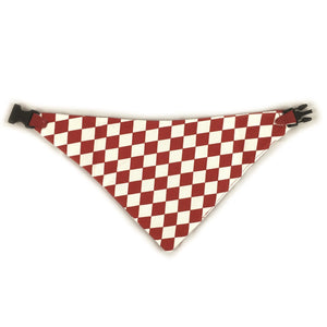 Uptown Pups Reversible Bandana - Red - Uptown Pups