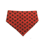 Load image into Gallery viewer, Uptown Pups Reversible Bandana - Red &amp; Black - Uptown Pups
