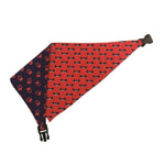Load image into Gallery viewer, Uptown Pups Reversible Bandana - Blue &amp; Red - Uptown Pups
