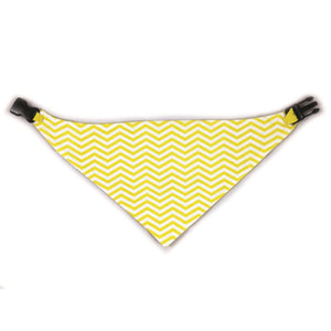 Uptown Pups Reversible Bandana - Yellow - Uptown Pups