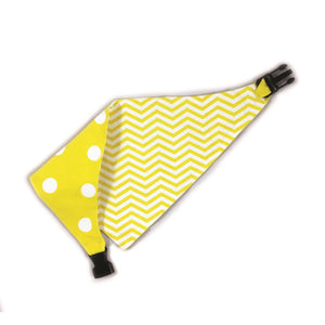 Uptown Pups Reversible Bandana - Yellow - Uptown Pups