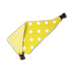 Load image into Gallery viewer, Uptown Pups Reversible Bandana - Yellow - Uptown Pups
