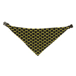 Load image into Gallery viewer, Uptown Pups Reversible Bandana - Mustard Yellow &amp; Black - Uptown Pups
