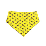 Load image into Gallery viewer, Uptown Pups Reversible Bandana - Yellow &amp; Purple - Uptown Pups
