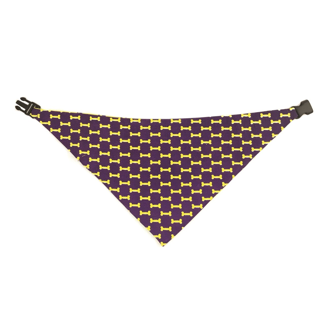 Uptown Pups Reversible Bandana - Yellow & Purple - Uptown Pups