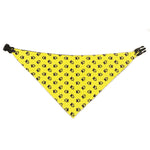 Load image into Gallery viewer, Uptown Pups Reversible Bandana - Yellow &amp; Purple - Uptown Pups
