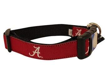NCAA Dog Collar University of Alabama Crimson Tide - Uptown Pups