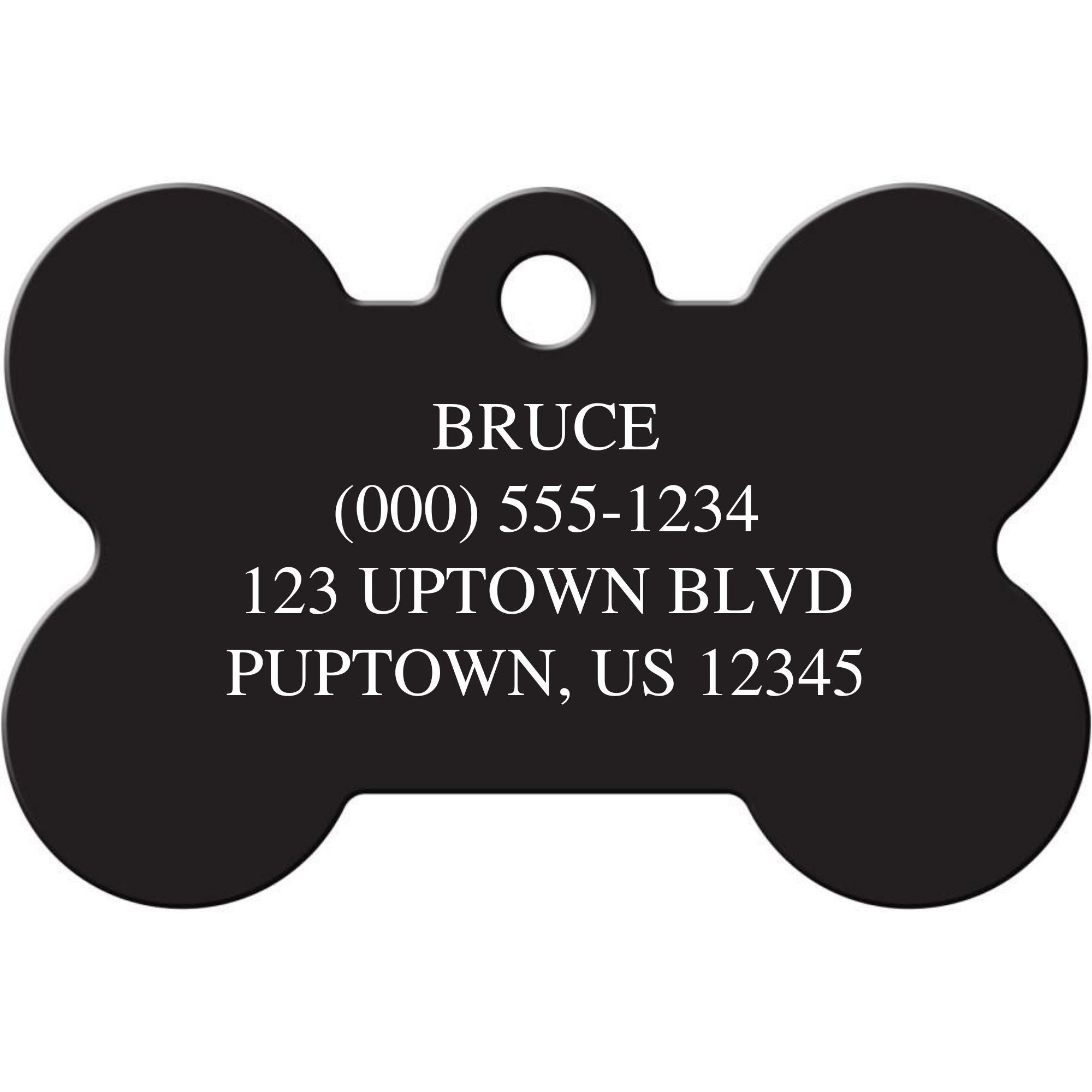 Batman Pet ID Tag - Large Bone