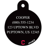 Load image into Gallery viewer, Cleveland Indians MLB Pet ID Tag - Large Circle
