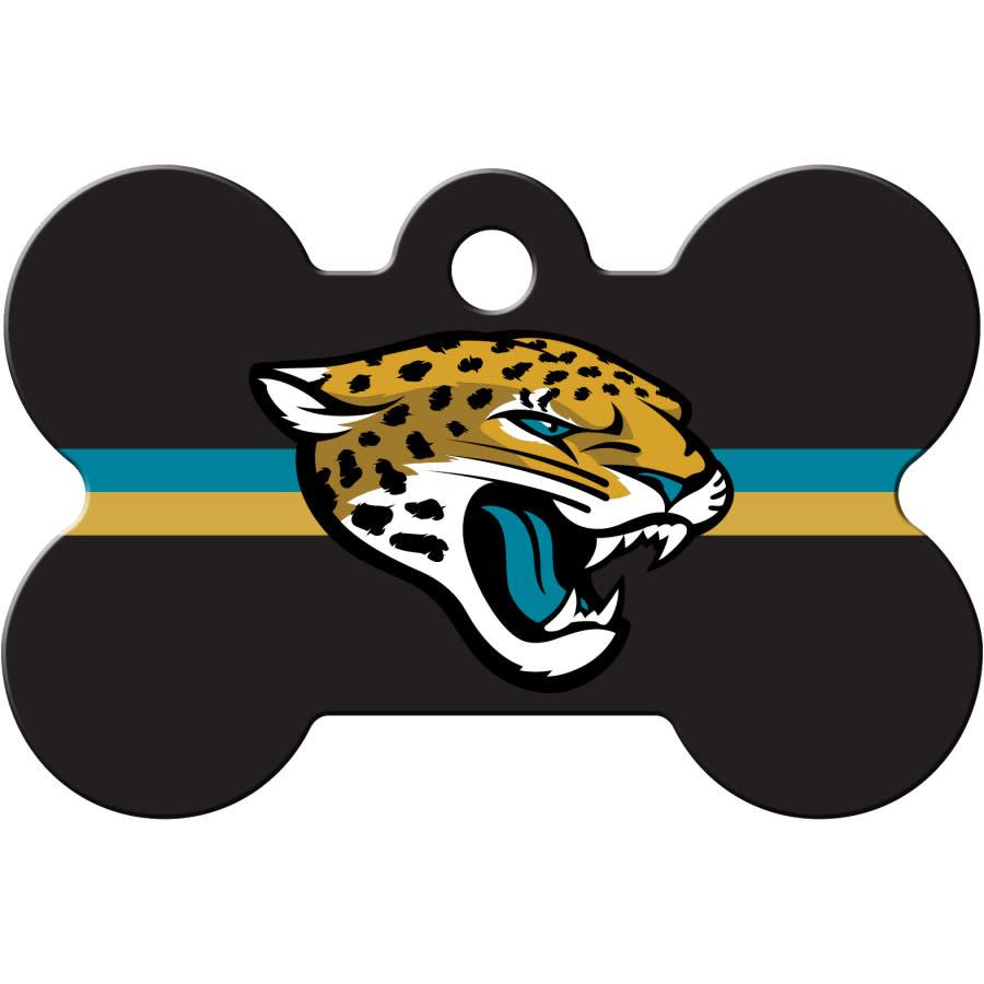 Jacksonville Jaguars NFL Pet ID Tag - Large Bone
