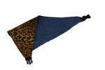 Load image into Gallery viewer, Leopard Print Reversible Dog Bandana
