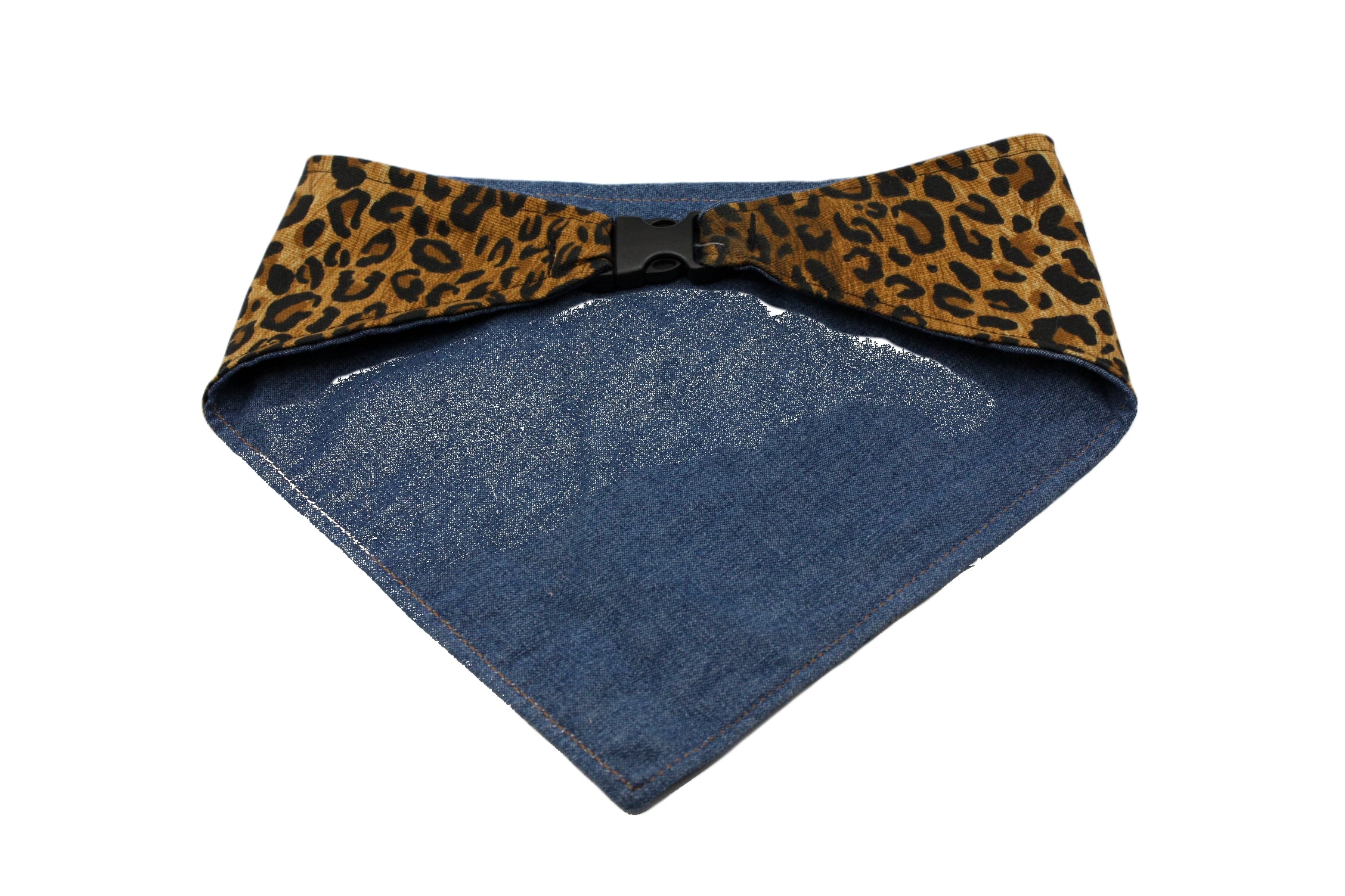 Leopard Print Reversible Dog Bandana